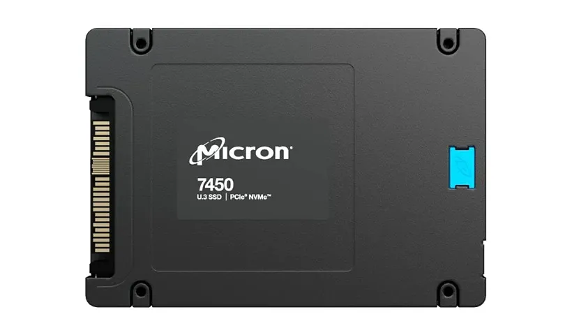 MTFDKCC3T8TFR-1BC15ABYY - Micron 7450 PRO 3.84TB PCIe NVMe 2.5" SSD - Image 1
