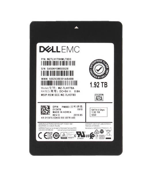 MZ-7LH1T9A.jpg MZ-7LH1T9A - Samsung 1.92TB 2.5 inch TLC 6Gb/s SATA SSD - Image 1