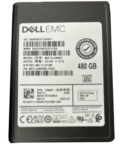 MZ7L3480HBLTAD3 - Samsung PM897 480GB SATA MLC 2.5" Solid State Drive
