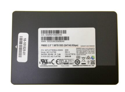 MZ7LH7T6HMLA-00AK4 - Samsung PM88 7.68TB SATA 6Gb/s SFF 2.5-In SSD