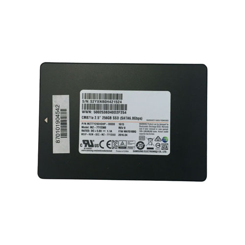MZ7TY256HDHP-00000 - Samsung CM871a 256GB TLC SATA 6Gb/s M.2 2280 SSD - Image 1
