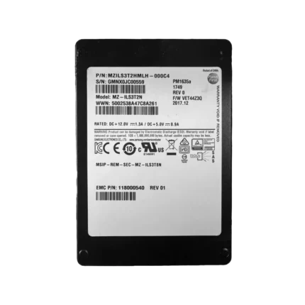 MZILS3T2HMLH-000C4 - Samsung PM1635a 3.2TB SAS 2.5" Solid State Drive