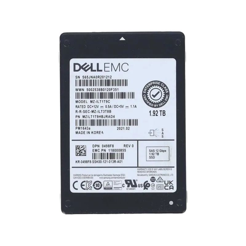 MZILT1T9HBJRAD4.webp MZILT1T9HBJRAD4 - Samsung PM1643A 1.92TB SAS Solid State Drive - Image 1