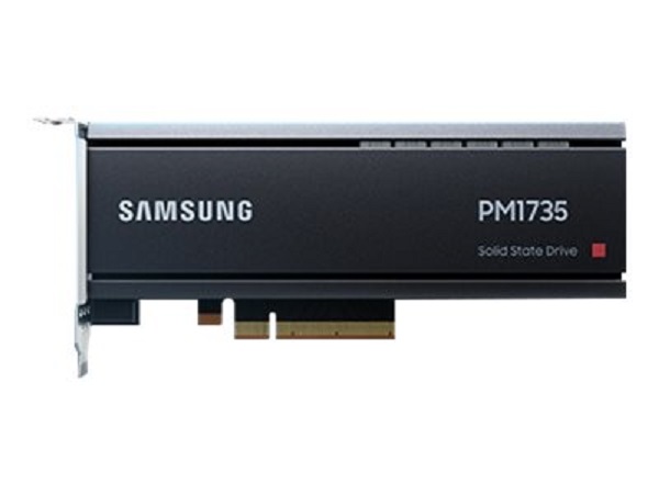 MZPLJ3T2HBJR.jpg Samsung MZPLJ3T2HBJR 3.2TB PCIe NVMe 4.0 x8 HHHL Add in Card SSD - Image 1