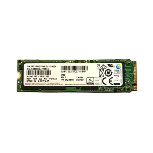 MZVPW256HEGL-00000 - Samsung 256GB SM961 M.2 2280 MLC PCIe SSD - Image 1