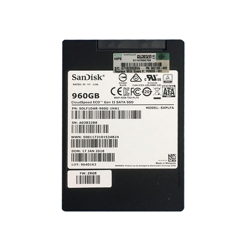 P00859-001 - HP 960GB 2.5 inch 6Gb/s SATA Solid State Drive - Image 1