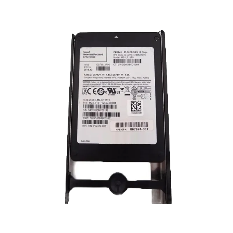 P08728-001.webp P08728-001 - HPE 15.36TB SAS SFF 2.5" Solid State Drive - Image 1