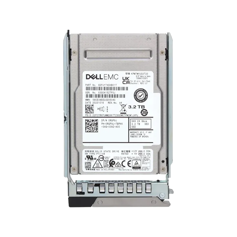 RGP9J.webp RGP9J - Dell 3.2TB SAS SFF 2.5-Inch Solid State Drive - Image 1