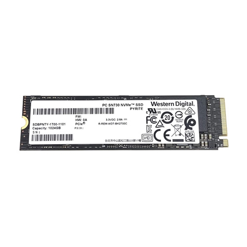 SDBPNTY-1T00-1012-O.webp SDBPNTY-1T00-1012 - WD 1TB SN730 M.2 2280 TLC PCIe NVMe SSD - Image 1