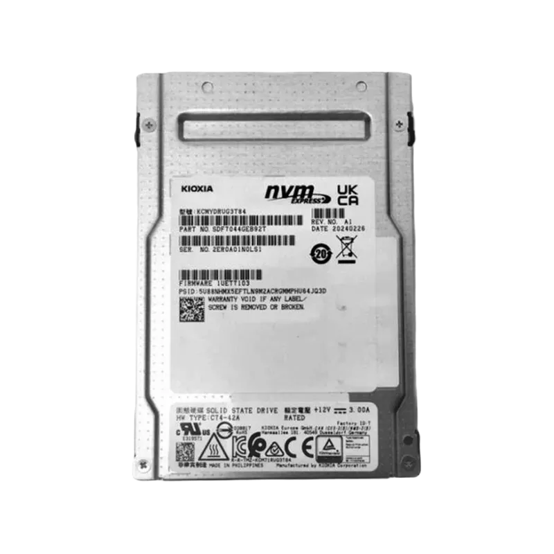 SDF7044GEB92T.webp SDF7044GEB92T - KIOXIA CM7-R 3.84TB PCI Express NVMe TLC 2.5" SSD - Image 1