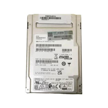 SDFSU83CAB02T - KIOXIA CD6-R 7.68TB PCI Express NVMe 2.5" SSD
