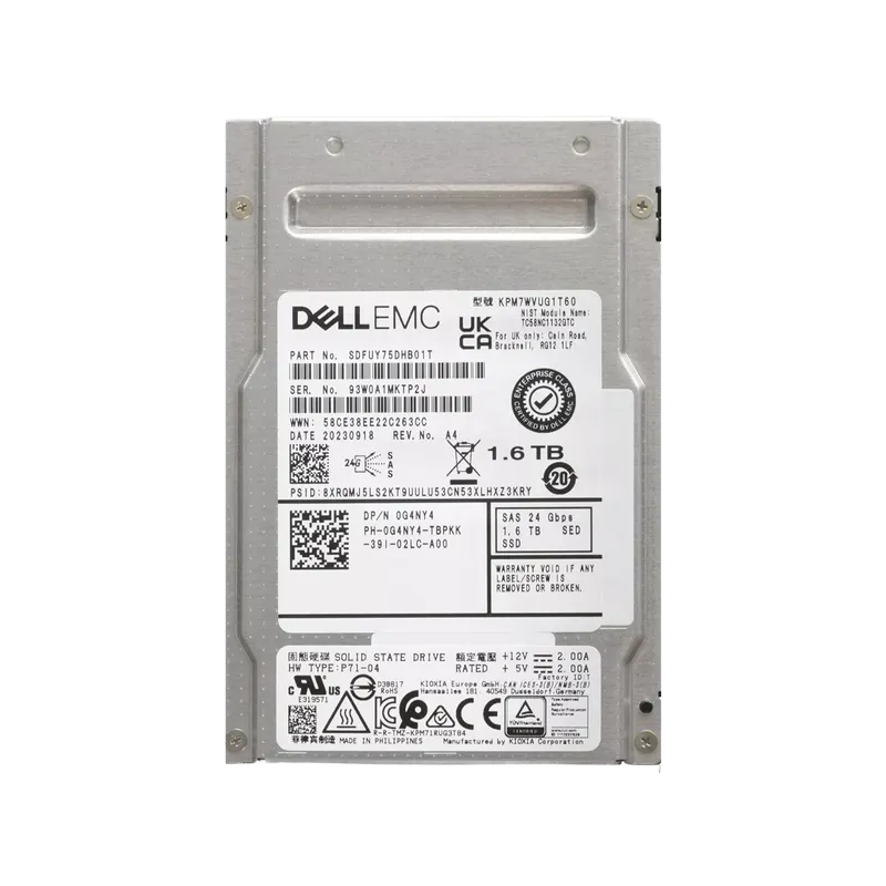 SDFUY75DHB01T.webp SDFUY75DHB01T - KIOXIA PM7-V 1.6TB SAS SFF 2.5" Solid State Drive - Image 1