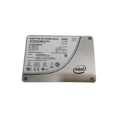 SSDSC2BB080G4 - Intel 80GB DC S3500 2.5 inch MLC 6Gb/s SATA SSD - Image 1
