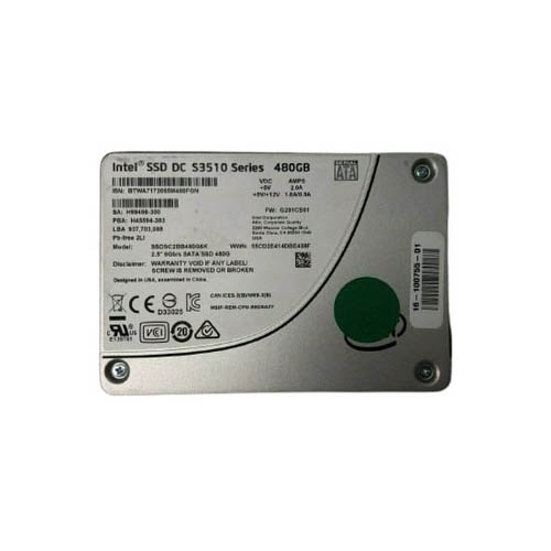 SSDSC2BB480G6K - Intel 480GB DC S3510 2.5 inch MLC 6Gb/s SATA SSD - Image 1