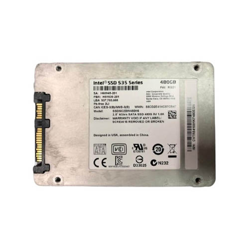 SSDSC2BW480H6 - Intel 480GB 535 2.5 inch MLC 6Gb/s SATA SSD - Image 1