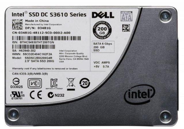 SSDSC2BX200G4R - Intel DC S3610 200GB SATA MLC 2.5" Solid State Drive - Image 1