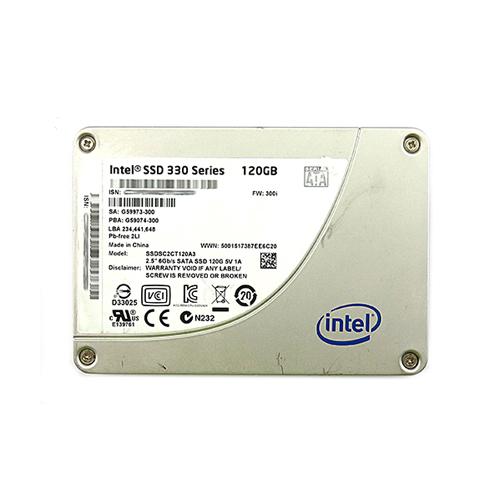 SSDSC2CT120A3 - Intel 120GB 330 2.5 inch MLC 6Gb/s SATA SSD - Image 1