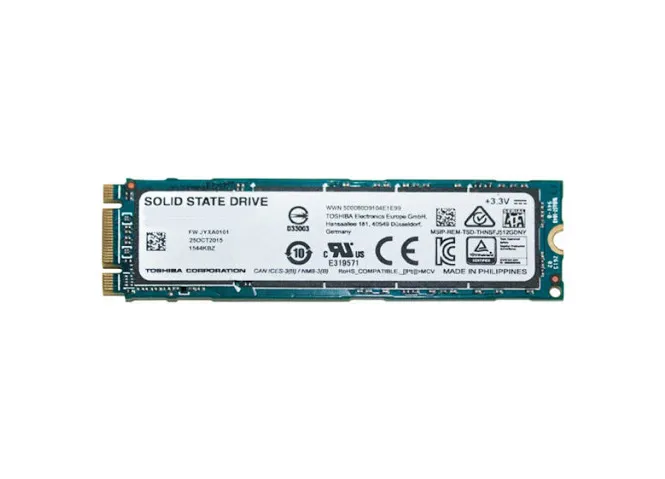 THNSFJ256G8NU - Toshiba 256GB MLC SATA 6Gb/s (SED) M.2 2280 SSD - Image 1