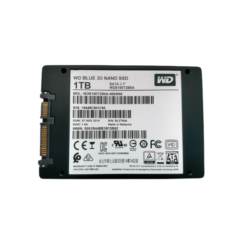 WDS100T2B0A - Western Digital 1TB Blue 2.5 inch TLC 6Gb/s SATA SSD - Image 1