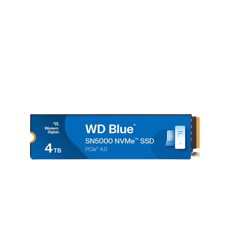 WDS400T4B0E.webp WDS400T4B0E - WD Blue SN5000 4TB NVMe Quad-Level Cell M.2 2280 SSD - Image 1