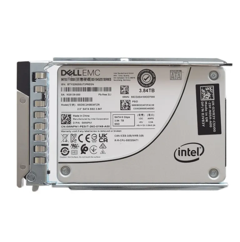 WNPN1.webp WNPN1 - Dell 3.84TB SATA Triple-Level Cell SFF 2.5" Solid State Drive - Image 1