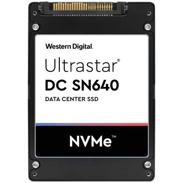 WUS4BB076D7P3E3 - WD Ultrastar DC SN640 7.68TB PCIe TLC U.2 2.5" SSD - Image 1