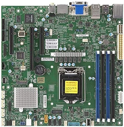 X11SCZ-F-A.webp X11SCZ-F - Supermicro LGA1151 C246 Chipset M-ATX Motherboard - Image 1