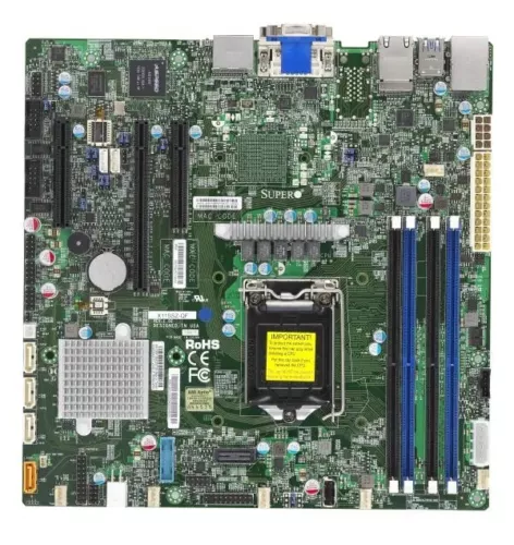 X11SSZ-F-A.webp X11SSZ-F - Supermicro LGA1151 C236 Chipset M-ATX Motherboard DDR4 - Image 1