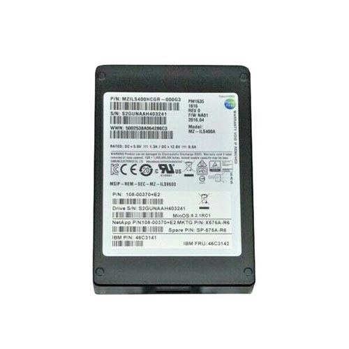 X575A-R6 - NetApp 400GB 3.5 inch 6Gb/s SAS Solid State Drive - Image 1