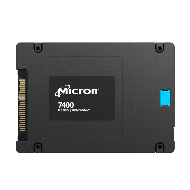 micron207400.webp MTFDKCB1T9TDZ-1AZ1ZABYY - Micron 1.92TB 7400 pro 2.5in 3D TLC PCIe SSD - Image 1