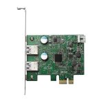 IFC-PCIE2U3 - Part No: IFC-PCIE2U3 - Buffalo 2-port USB 3.0 PCI Express Card Adapter - 2 x 4-pin Type A USB 3.0 USB - Plug-in Card