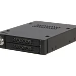 MB992SK-B - ICY DOCK Full Metal 2 Bay 2.5” SATA/SAS HDD & SSD Mobile Rack