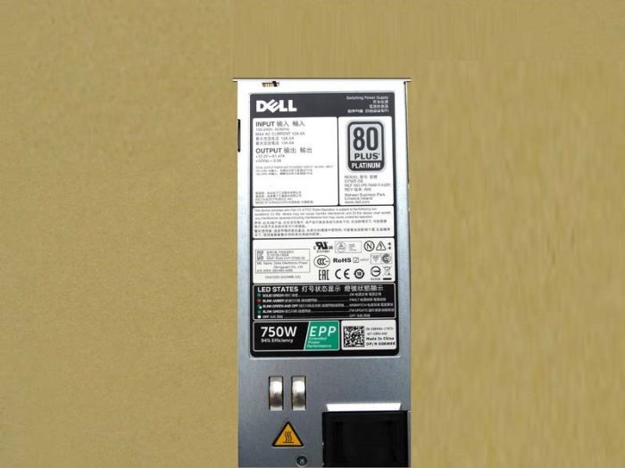 Dell D750E-S6 750 Watt Power Supply Poweredge R630 - Image 4