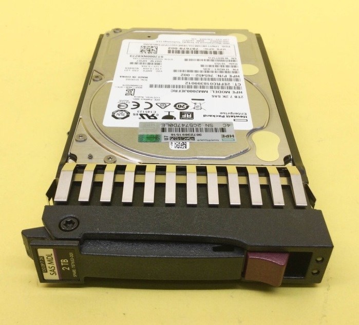 279833_0 HP 787653-001 MSA Midline 2TB 7.2k 12G Sff 512e Hdd Refurbished - Image 1