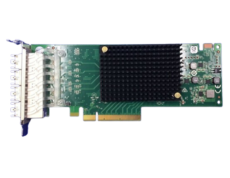 286416 Lenovo LPE31004-M6-EIO Emulex LightPulse LPE31004-M6-EIO 4-Port 16Gb Fibre Channel Adapter without piping For Storwize V7000 For Storwize V7000 - Image 1