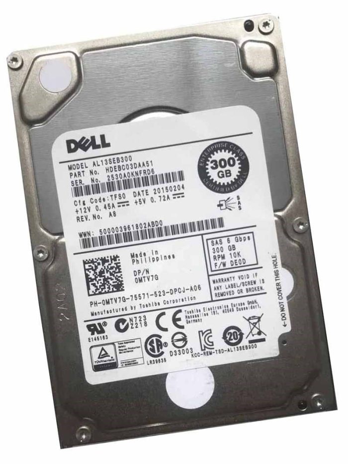 Toshiba HDEBC03DAA51 300GB 10K SAS-6Gbps 2.5Inch Internal hard drive - Image 4