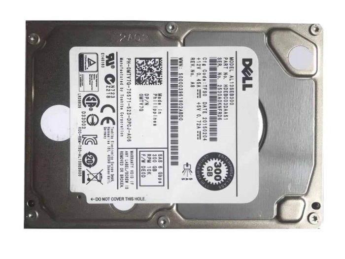 Toshiba HDEBC03DAA51 300GB 10K SAS-6Gbps 2.5Inch Internal hard drive - Image 2