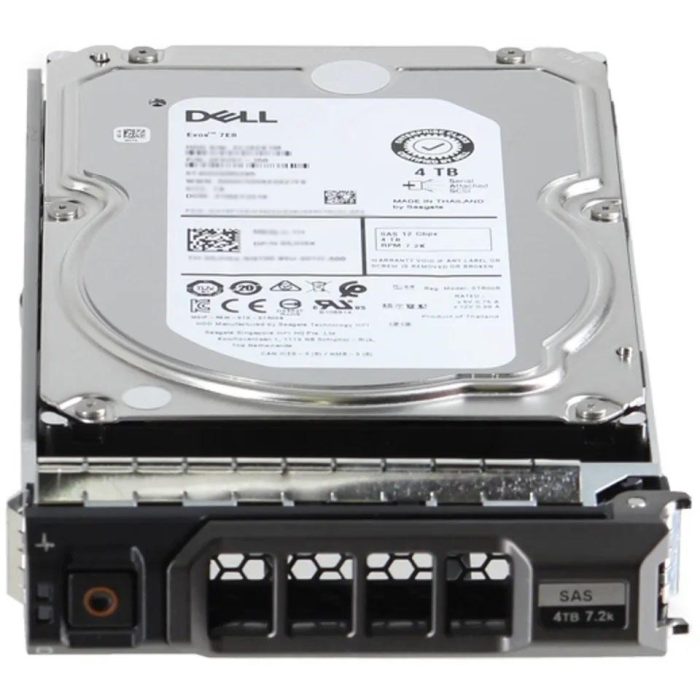 Dell 400-AUSS 4TB 7.2K NL SAS 12Gbps 512n 3.5" Hot-Plug Hard Drive with Tray - Image 2