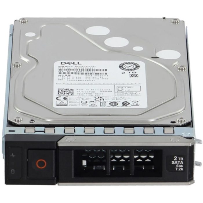 Dell NPVM6 2TB 7.2K SATA 6Gbps 128MB 512n 3.5" Hard Drive with 14G Tray - Image 2