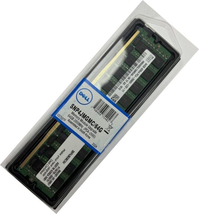 Dell 370-ADSI 64GB PC4-21300 DDR4-2666MHz 4Rx4 ECC Memory New - Image 3