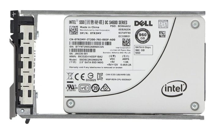 Dell TR3MY 960Gb Sata-6gbps Mixed Use TLC 2.5" SSD with 14G kit - Image 6