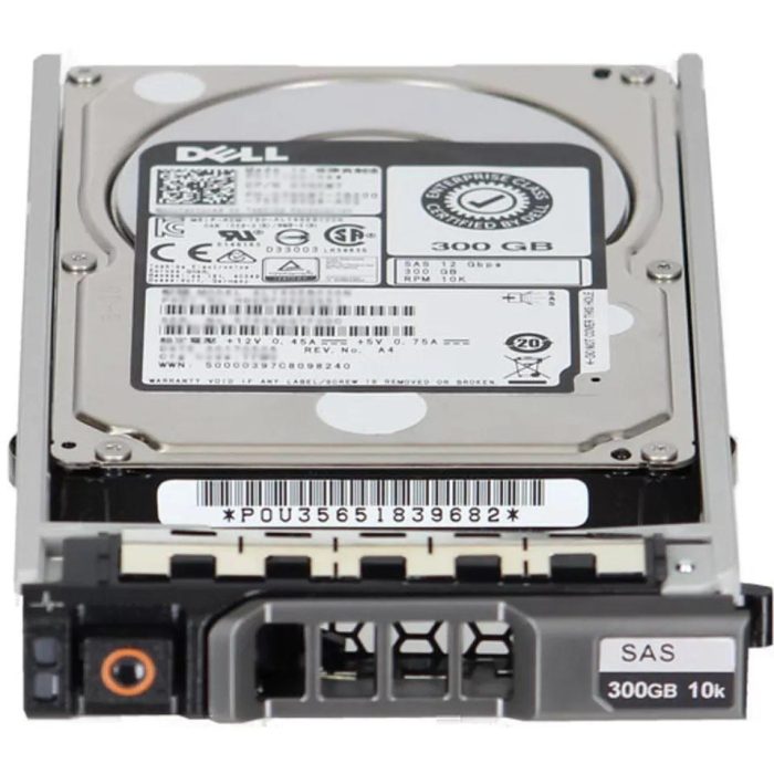 Dell 400-AJOQ 300GB 10K SAS 12Gbps 2.5inch Hot-Plug Hard Drive with Tray - Image 2