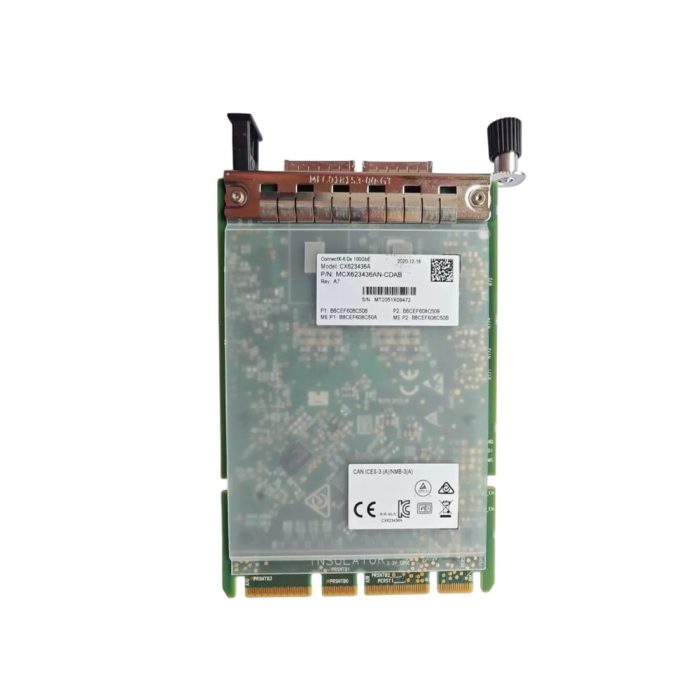 Mellanox MCX623436AN-CDAB ConnectX-6 Dx EN Adapter Card 100GbE OCP3.0 with Host Management Dual-Port QSFP56 PCIe 4.0 X16 No Crypto Thumbscrew (Pull Tab) Bracket - Image 4