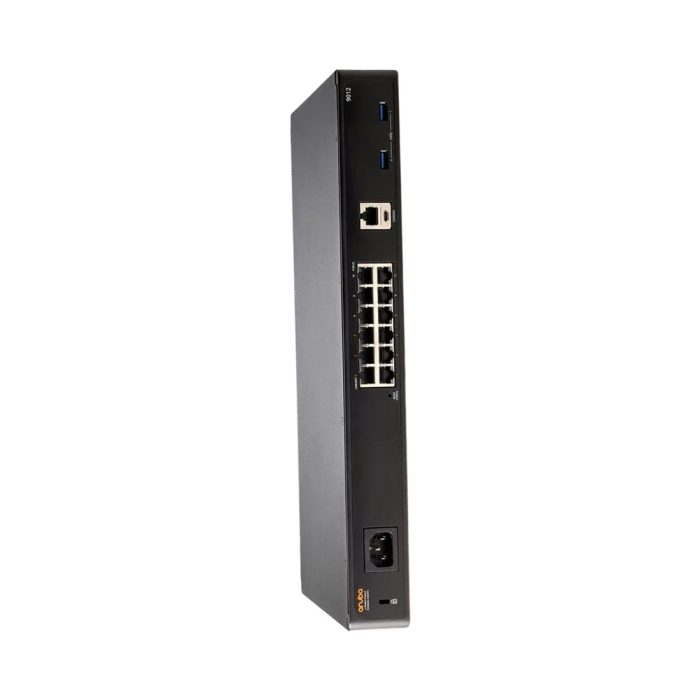 HPE R1B31A Aruba 9012 (US) 12xGbE 6xPoE+ Branch Gateway 2K Clients - 32 APs - Image 4