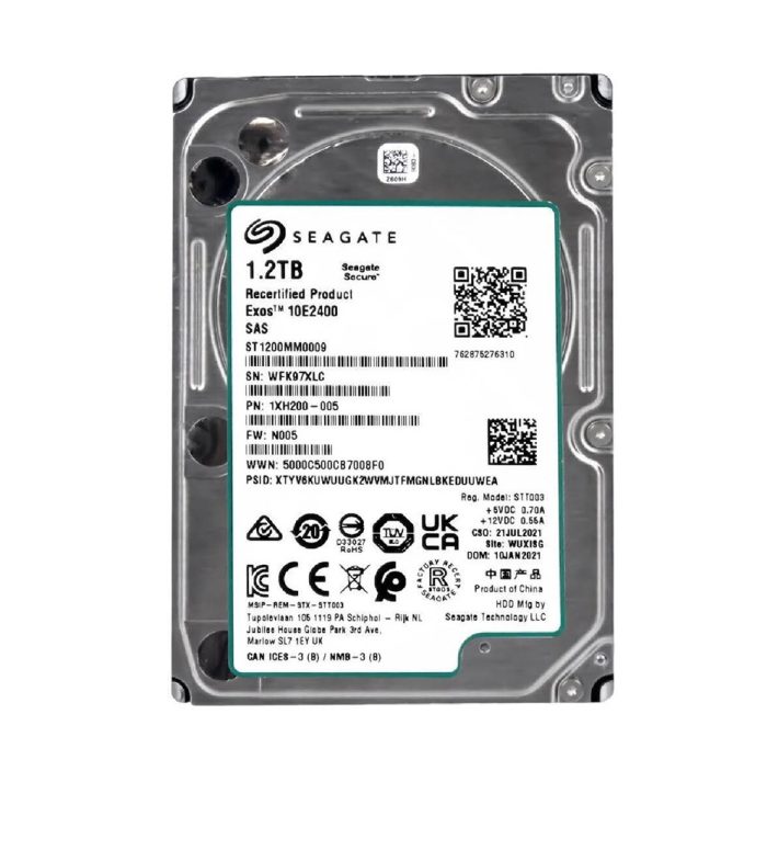 Seagate ST1200MM0009 Exos 10K.9 1.2TB SAS-12Gbps 2.5inch Hard Drive Refurbished - Image 5