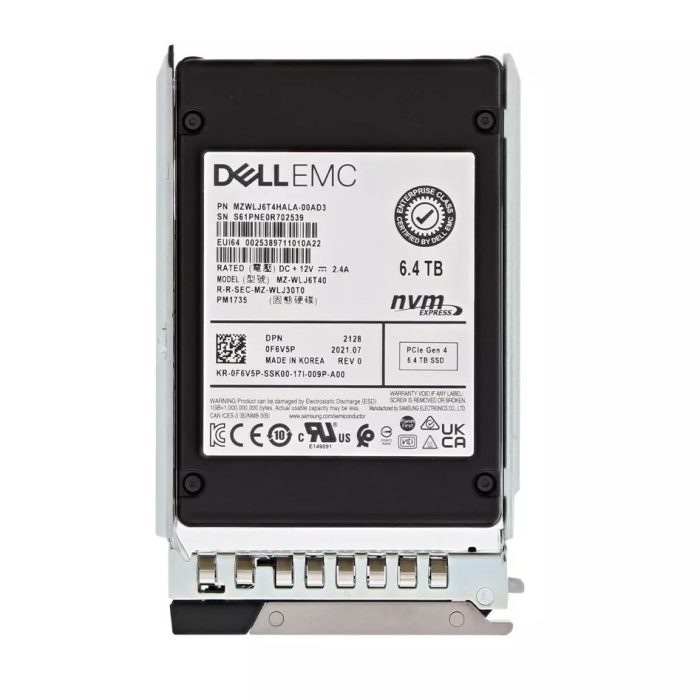 Dell F6V5P PM1735 6.4TB Mix Use NVMe PCIe Gen4, 2.5in SSD - Image 4