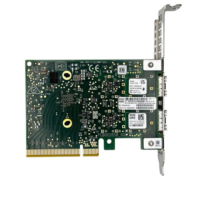Mellanox MCX631102AS-ADAT ConnectX-6 Lx EN Adapter Card 25GbE Dual-port SFP28 PCIe 4.0 x8 Secure Boot No Crypto Ref (HPE OEM) - Image 5