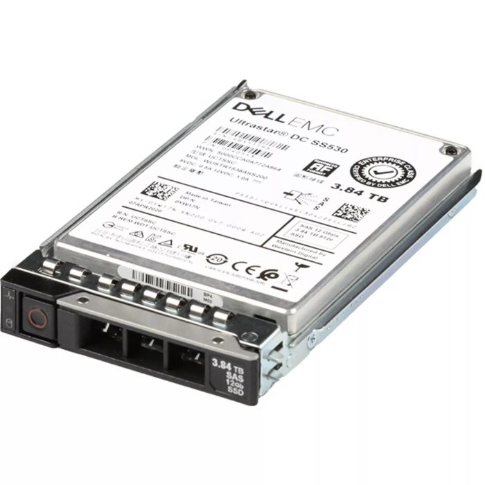 Dell YW17N 3.84TB SAS-12gbps Read Intensive TLC 2.5" Hot plug SSD - Image 2