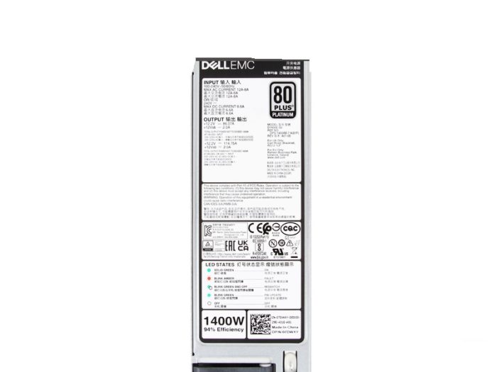 Dell 1CW9G 1400W Power Supply for R6525, R7525, R650, R750, R660, R760 - Image 4
