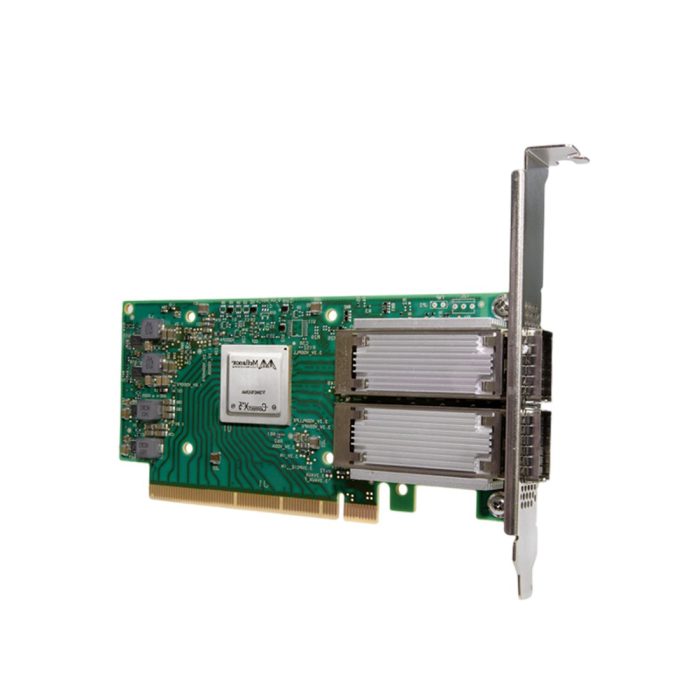 Mellanox MCX556A-ECAT ConnectX-5 VPI Adapter Card EDR IB (100Gb/s) and 100GbE Dual-Port QSFP28 PCIe3.0 x16 RoHS R6 Tall Bracket New - Image 2